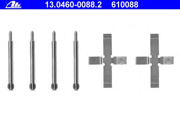 13.0460-0088.2 ATE kit de reparação das sapatas do freio