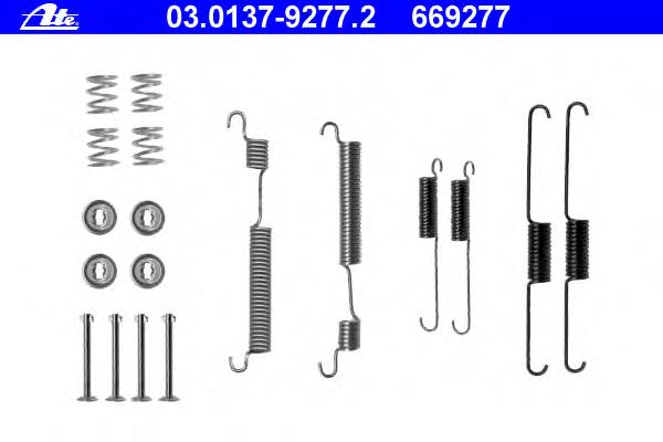 03.0137-9277.2 ATE kit de reparação dos freios traseiros