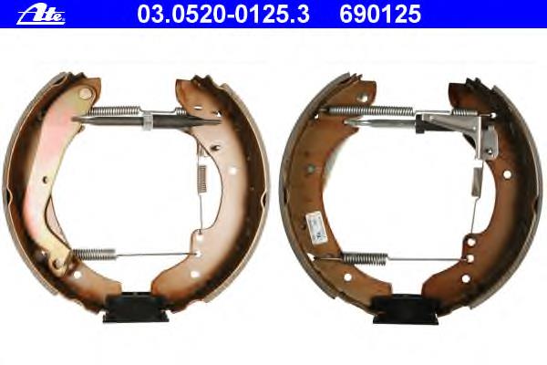 Барабанные колодки Delphi 758