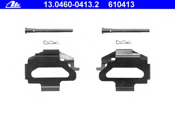 13046004132 ATE kit de reparação das sapatas do freio