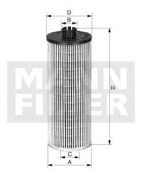 HU9316X Mann-Filter фильтр масляный