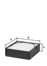 PU84 Mann-Filter filtro de combustível