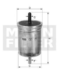 WK6013 Mann-Filter filtro de combustível