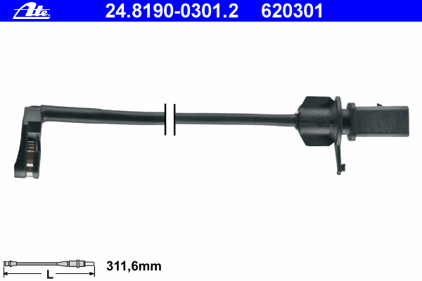 Sensor dianteiro de desgaste das sapatas do freio para Audi A8 (4H_)