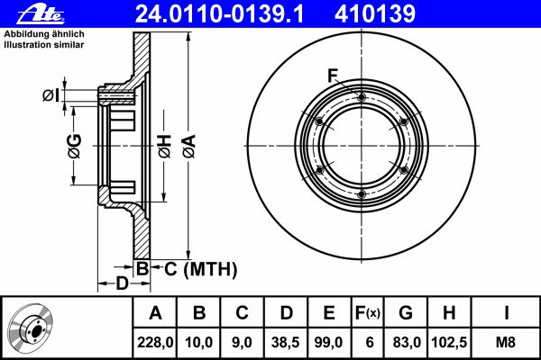Передние тормозные диски 8671000759 Renault (RVI)
