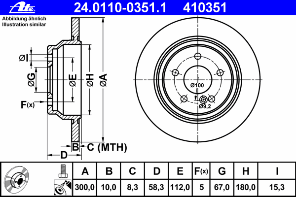 Disco do freio traseiro BG4686C Delphi