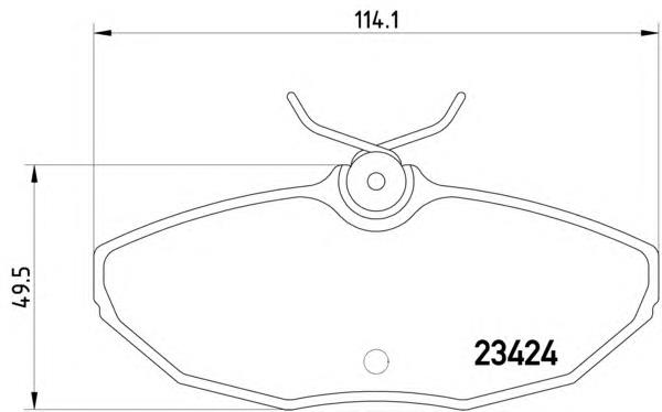 8DB355018561 HELLA sapatas do freio traseiras de disco