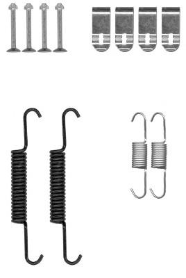 8DZ355202121 HELLA kit de reparação dos freios traseiros