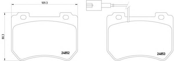 Купить 8DB355014651 HELLA Колодки тормозные