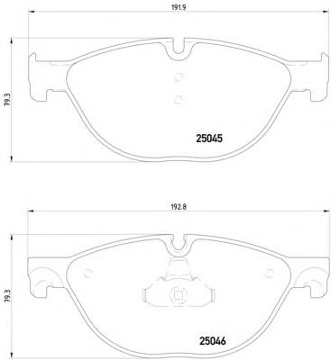 8DB355015251 HELLA sapatas do freio dianteiras de disco