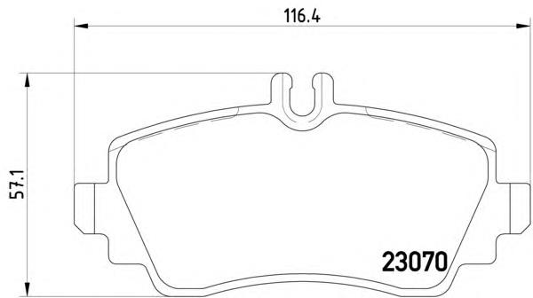 Передние тормозные колодки 8DB355018311 HELLA