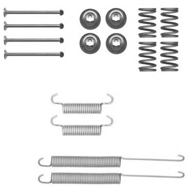 310169 ERT kit de montagem das sapatas traseiras de tambor