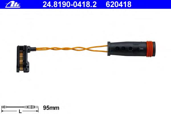 24819004182 ATE sensor traseiro de desgaste das sapatas do freio