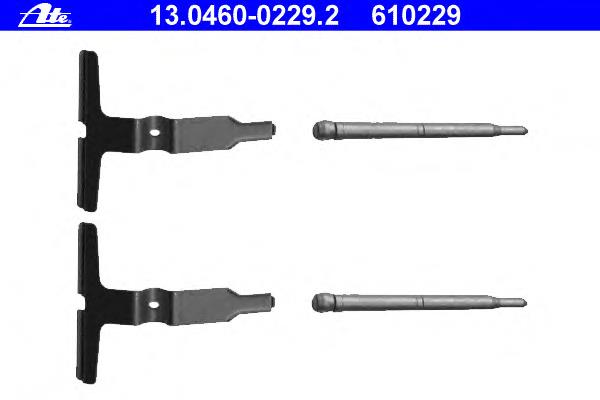 Kit de reparação das sapatas do freio 13046002292 ATE