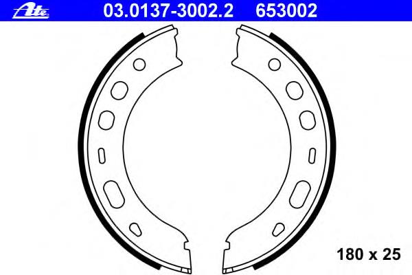 Колодки стояночного тормоза Brembo S65506
