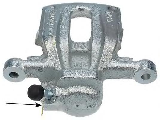 8AC 355 380-461 HELLA suporte do freio traseiro direito