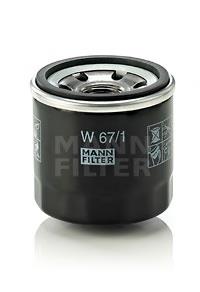 W67 Mann-Filter filtro de óleo