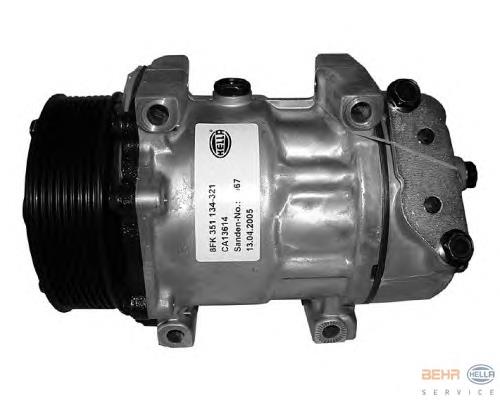 8FK351134321 HELLA compressor de aparelho de ar condicionado