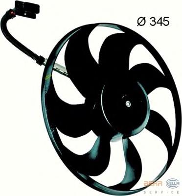 8EW351043321 HELLA ventilador (roda de aletas do radiador de esfriamento)