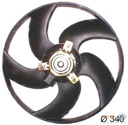 8EW351044221 HELLA ventilador elétrico de esfriamento montado (motor + roda de aletas)