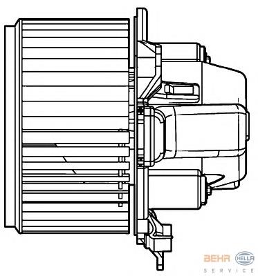 9903187 Kraft motor de ventilador de forno (de aquecedor de salão)