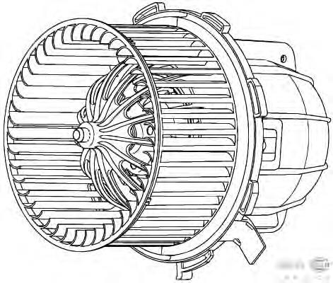 98640 Asam motor de ventilador de forno (de aquecedor de salão)