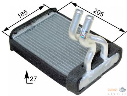 Radiador de forno (de aquecedor) para Hyundai Trajet (FO)