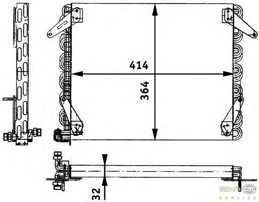 Радиатор кондиционера 92110G4801 Nissan/Infiniti
