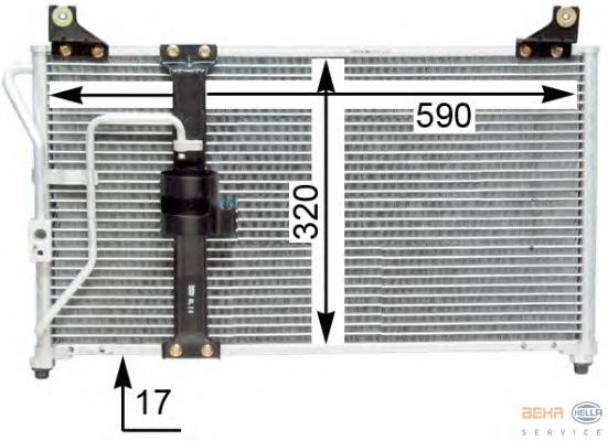 300426 ACR radiador de aparelho de ar condicionado