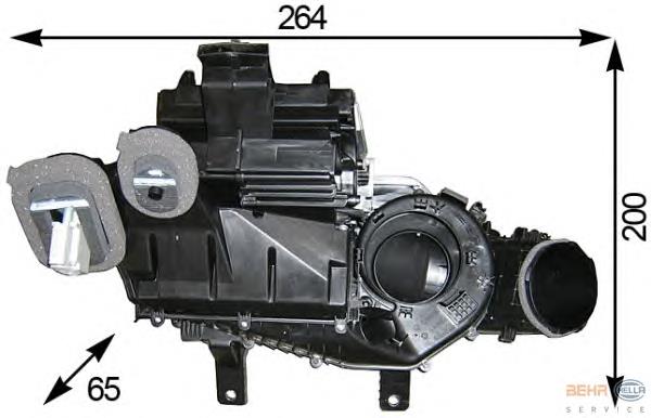 Vaporizador de aparelho de ar condicionado para Opel Movano (F9)