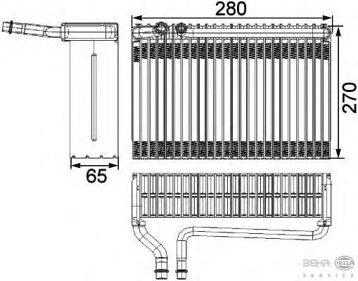 260658 Cargo vaporizador de aparelho de ar condicionado