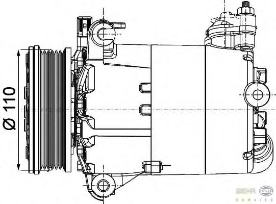 1791013 Ford compressor de aparelho de ar condicionado