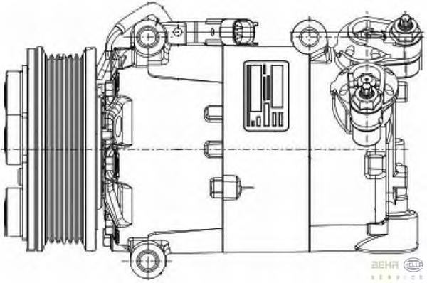 1694191 Ford compressor de aparelho de ar condicionado