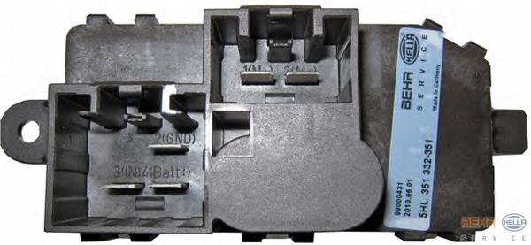 Resistor (resistência) de ventilador de forno (de aquecedor de salão) para Ford C-Max (CB7)