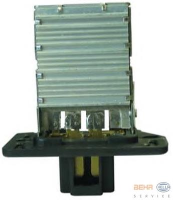 9ML 351 321-371 HELLA resistor (resistência de ventilador de forno (de aquecedor de salão))