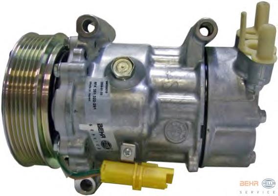 Compressor de aparelho de ar condicionado para Peugeot 206 (2D)