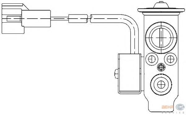 A0038302384 Mercedes válvula trv de aparelho de ar condicionado