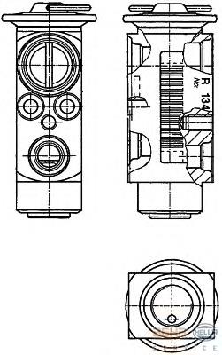 64106906269 BMW válvula trv de aparelho de ar condicionado