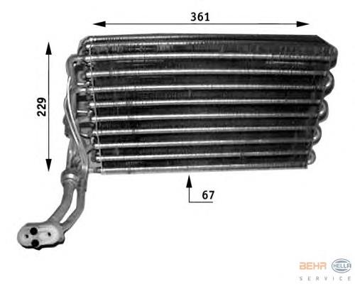 Vaporizador de aparelho de ar condicionado para Mercedes V (638)