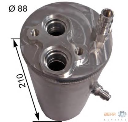 8FT351192421 HELLA tanque de recepção do secador de aparelho de ar condicionado