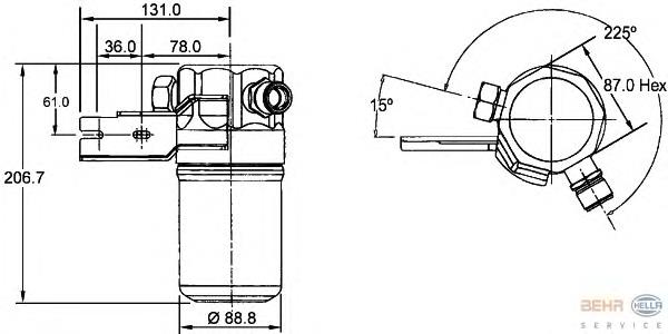 170311 ACR tanque de recepção do secador de aparelho de ar condicionado