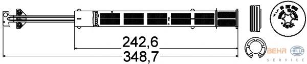 8FT351192571 HELLA tanque de recepção do secador de aparelho de ar condicionado