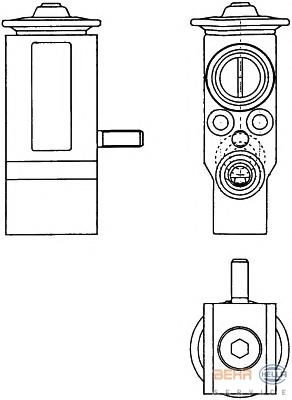 Клапан TRV кондиционера 7701046978 Renault (RVI)