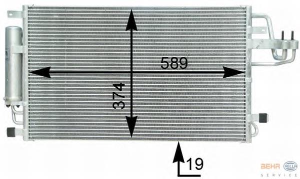 H526I04 NPS radiador de aparelho de ar condicionado