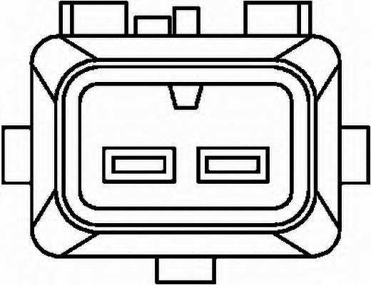 Sensor dianteiro de ABS 12002103 Abakus