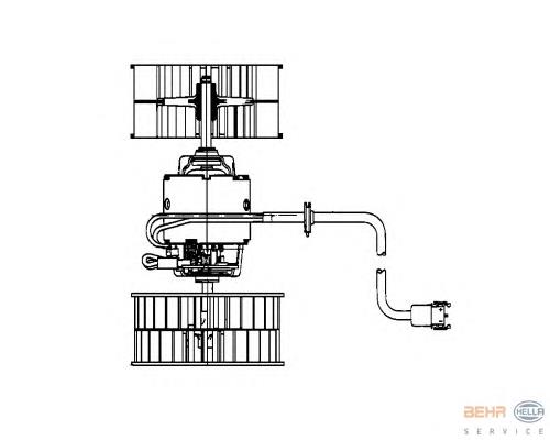 0 130 111 109 Bosch motor de ventilador de forno (de aquecedor de salão)