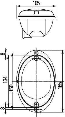 2SD343390401 HELLA Фонари задние