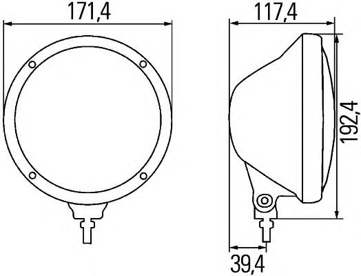 Фары противотуманные HELLA 1F3010119011