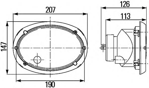 Правая блок фара HELLA 1AB996157081 цена, от 91.95 USD