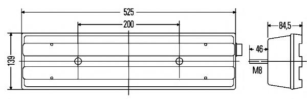 2VP007500521 HELLA Фонари задние